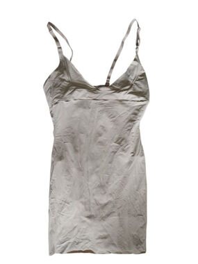 Women's FLEXEES Style 2541 Beige Slip Shapewear Adjuatable Straps, Large, NWOT